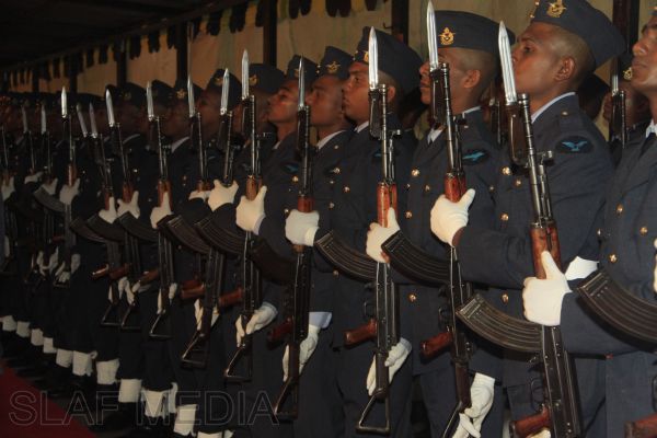 The Commissioning and Passing Out Parade at SLAF Diyatalawa